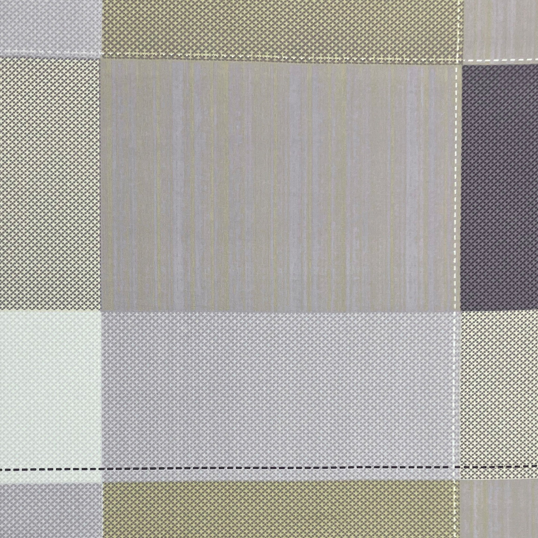 Lavender Squares - 210TC Pure Cotton Double King (90x108 Inches)