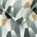 Grey Hex - 210TC Pure Cotton Double King (90x108 Inches)