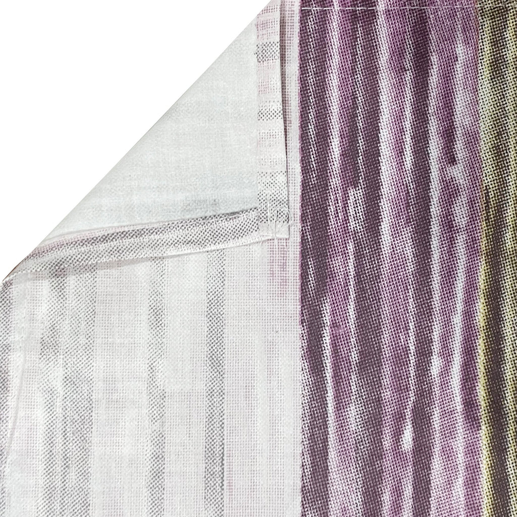 Magenta Matrix - 210TC Pure Cotton Single Fitted Bedsheet (36 x 78 x 10 Inches)