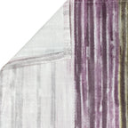 Magenta Matrix - 210TC Pure Cotton Single Fitted Bedsheet (36 x 78 x 10 Inches)