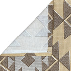 Beige Dunes - 210TC Pure Cotton Single Fitted Bedsheet (36 x 78 x 10 Inches)