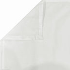 Solid White Double Queen 500 TC bedsheet with 2 Pillow covers_90 × 100 Inches