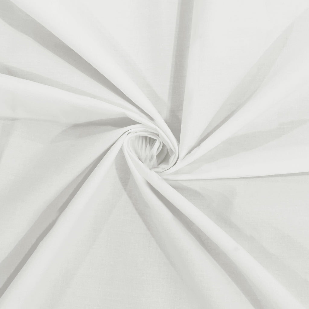 Solid White Double Queen 500 TC bedsheet with 2 Pillow covers_90 × 100 Inches