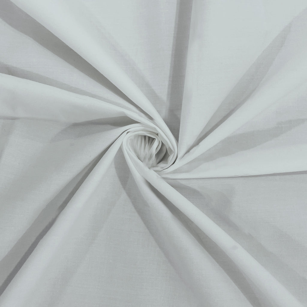Solid White Double Queen 500 TC bedsheet with 2 Pillow covers_90 × 100 Inches