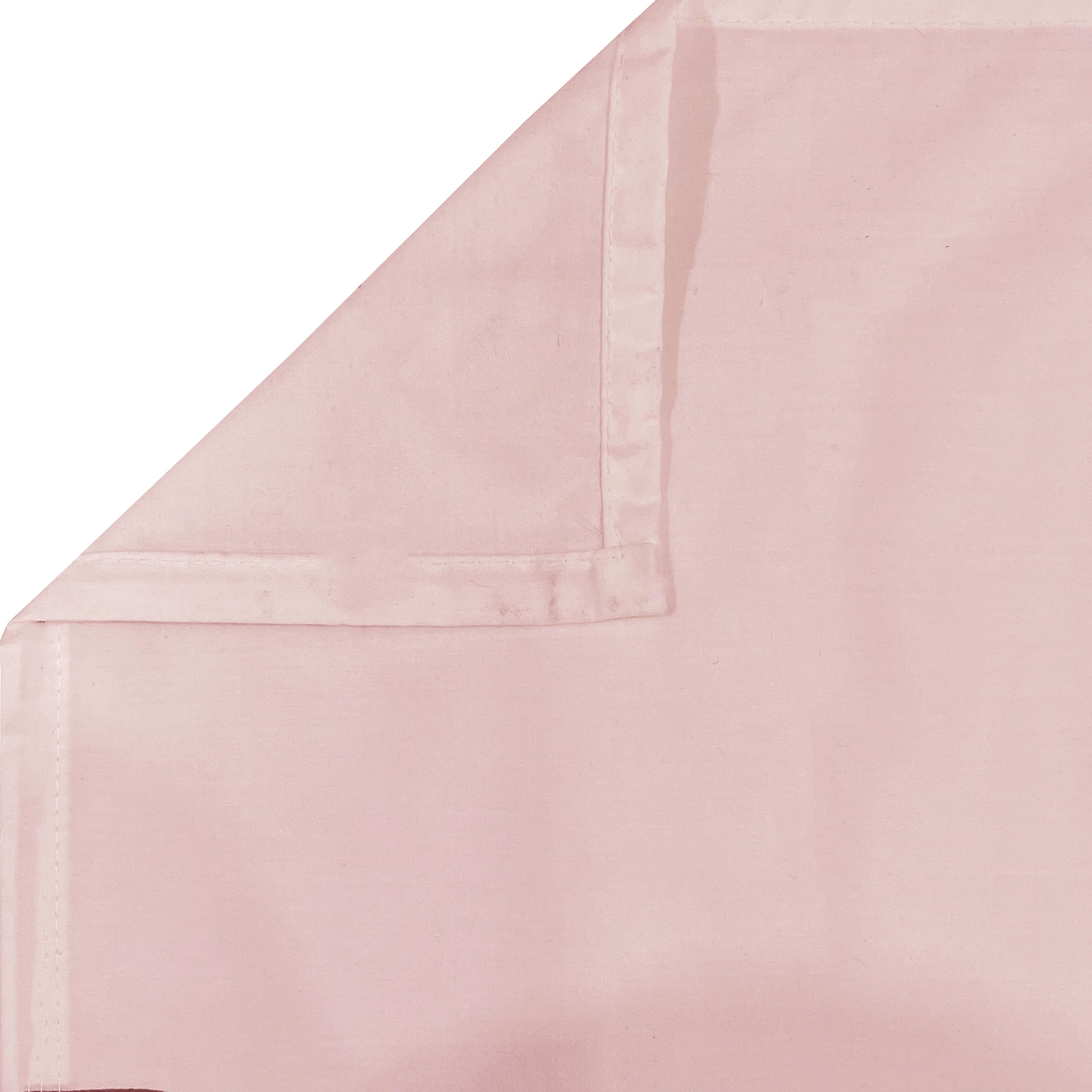 Solid Pink Double Queen 500 TC bedsheet with 2 Pillow covers_90 × 100 Inches