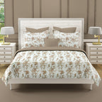 Garden Charm - 250TC Pure Cotton Double Queen (90x100 Inches)
