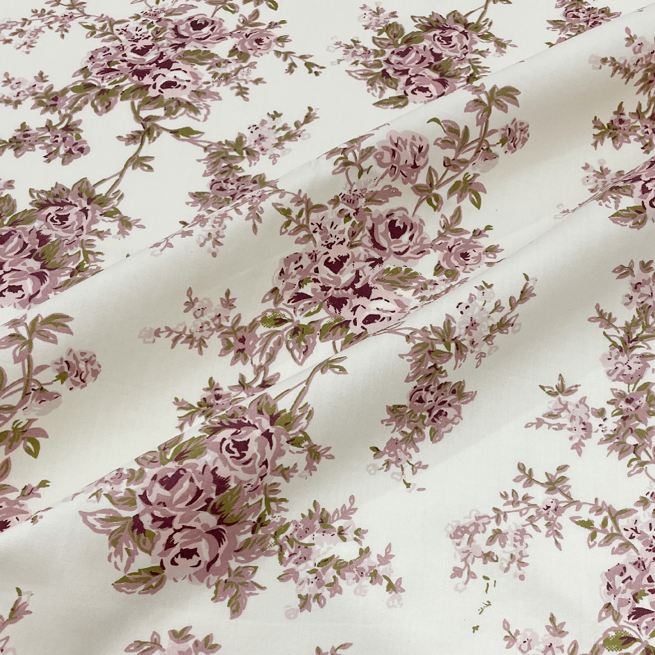 Wine Charm - 250TC Pure Cotton Super King Bedsheet (108x108 Inches)