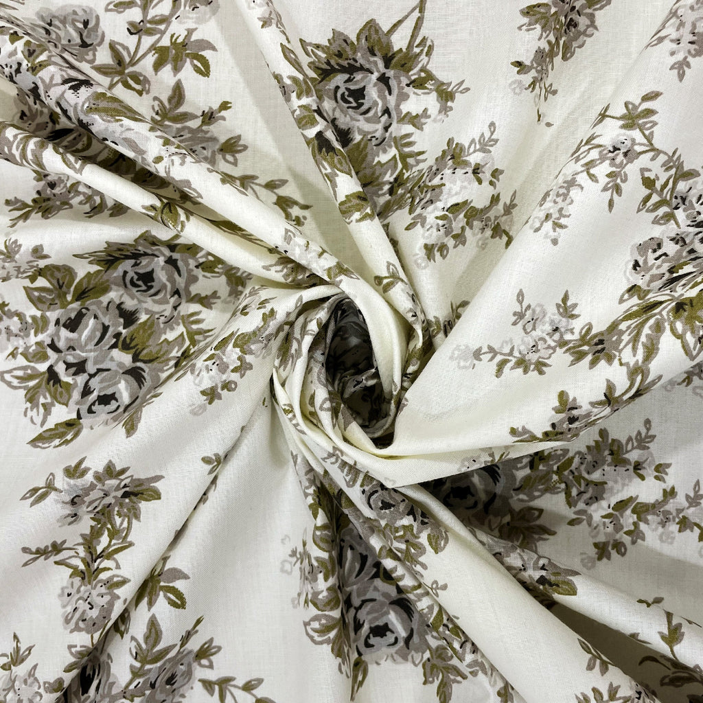 Grey Charm - 250TC Pure Cotton Double Queen (90x100 Inches)