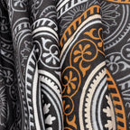 Midnight Mandala Charm Blended Cotton Double Queen Bedsheet with 2 Pillow Covers - Artistic Circular Print (90x100 inches)