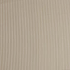 Beige Pinstripe Pure Cotton 300 TC Double King Bedsheet with 2 Pillow Covers (90x108 Inches)