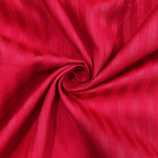 Crimson Red Pinstripe Pure Cotton 300 TC Double King Bedsheet with 2 Pillow Covers (90x108 Inches)