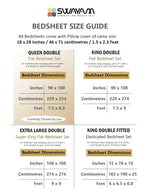 Misty Manor Paisley - European Grace 144TC Roto Cotton Double Queen (90x100 Inches)