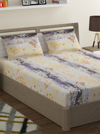 Dusk Texture - Warm Pastel 160TC Cotton Double Queen (90x100 Inches)