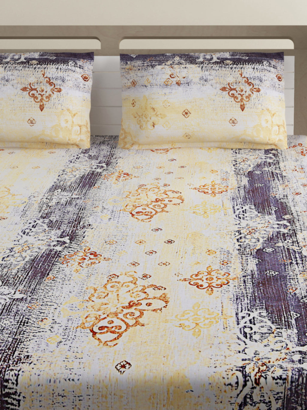 Dusk Texture - Warm Pastel 160TC Cotton Double Queen (90x100 Inches)