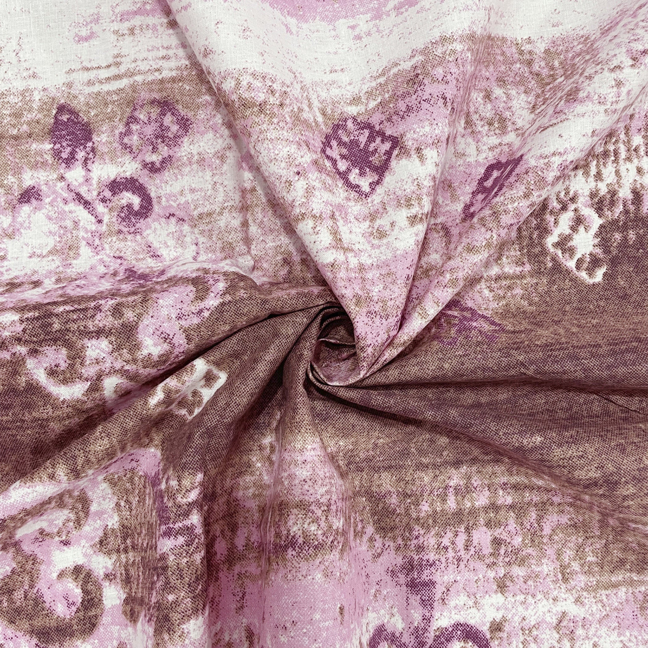 Sunbeam Texture - Golden Hues 160TC Cotton Double Queen (90x100 Inches)