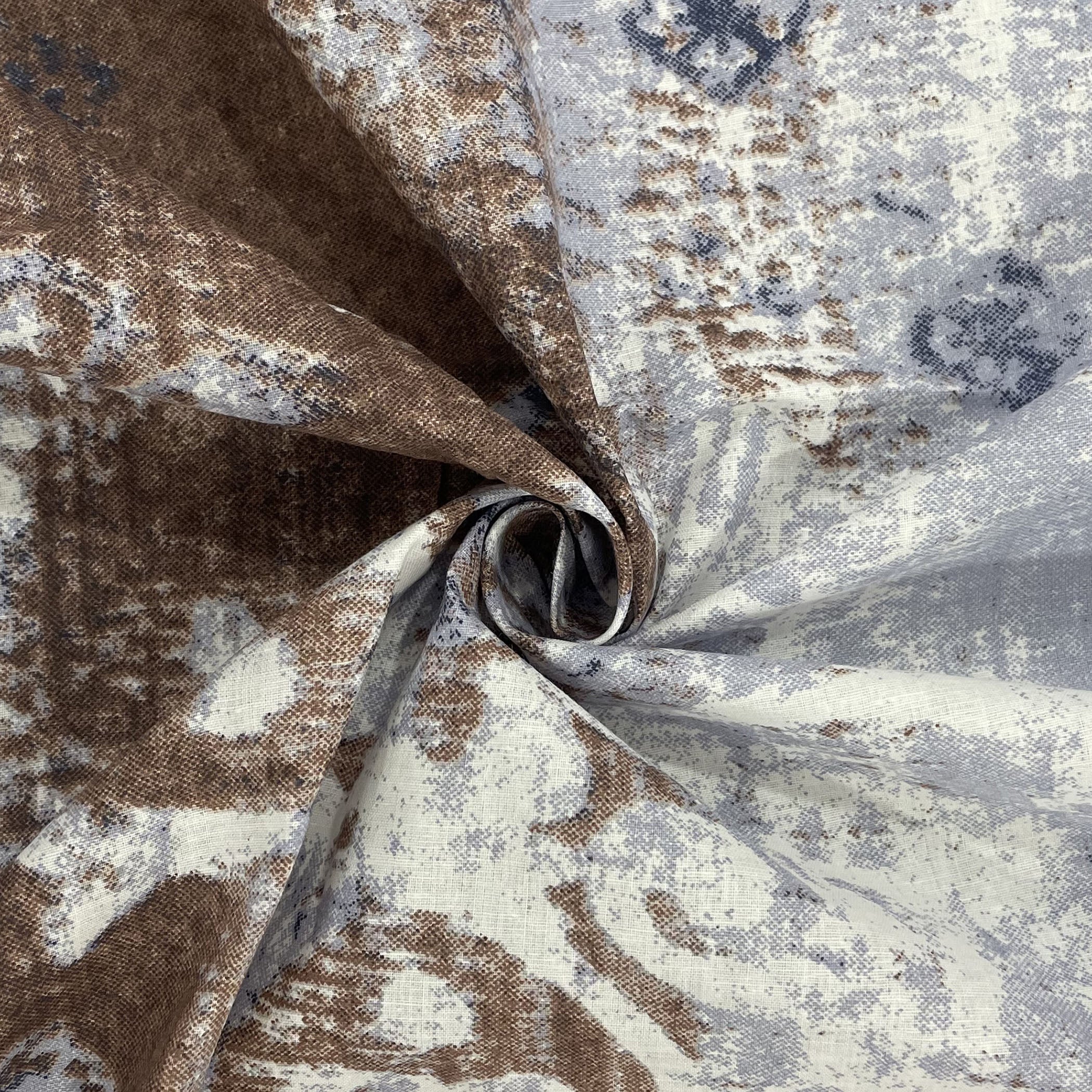 Midnight Texture - Egyptian Blue 160TC Cotton Double Queen (90x100 Inches)