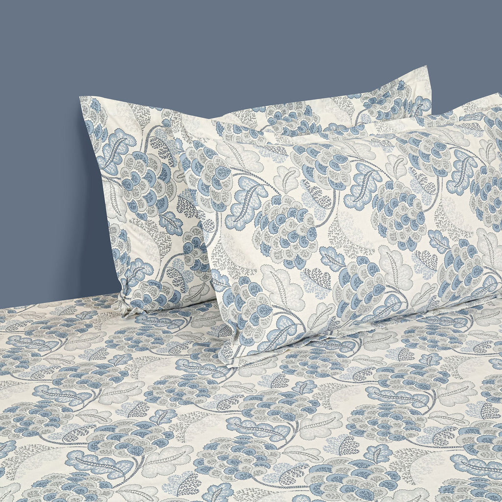 Blue Embrace - 160TC Pure Cotton Double Queen (90x100 Inches)