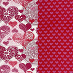 Blushing Hearts - 160TC Pure Cotton Double Queen (90x100 Inches)