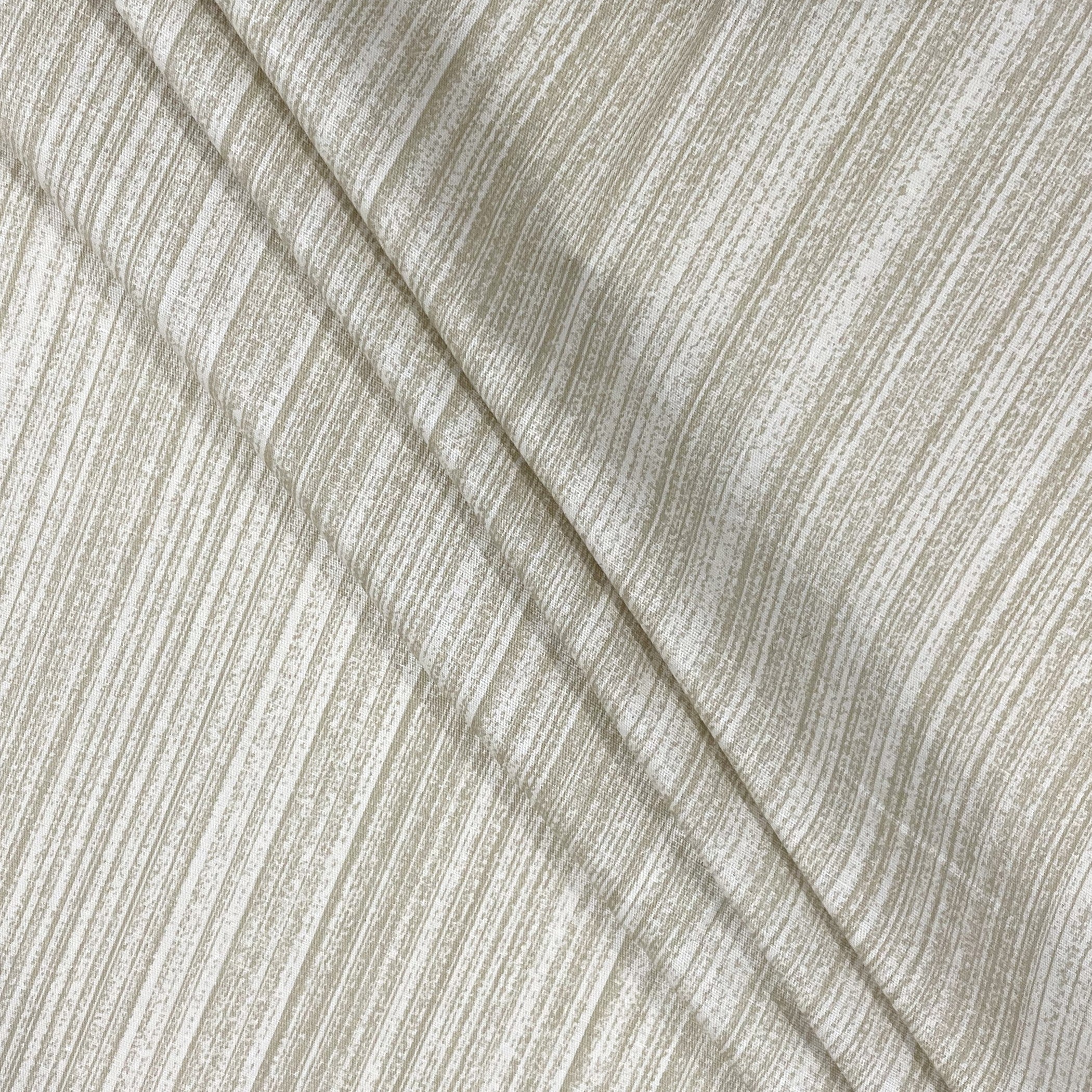 Classic Olive Royale Cotton Double King Bedsheet with 2 Pillow Covers 250TC - Geometric Art Pattern (90x108 inches)