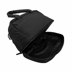 Puffer Overnighter Unisex Black Duffel Bag