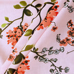 Premium 6 Pcs Pure Cotton Quilted Diwan Set – Pink Floral Design