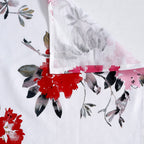 Premium 6 Pcs Pure Cotton Quilted Diwan Set – Pink Floral Design