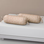 Premium 6 Pcs Pure Cotton Quilted Diwan Set – Beige Motif Design