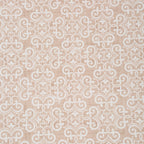 Premium 6 Pcs Pure Cotton Quilted Diwan Set – Beige Motif Design