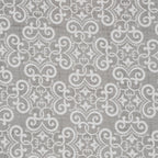 Premium 6 Pcs Pure Cotton Quilted Diwan Set – Grey Motif Design