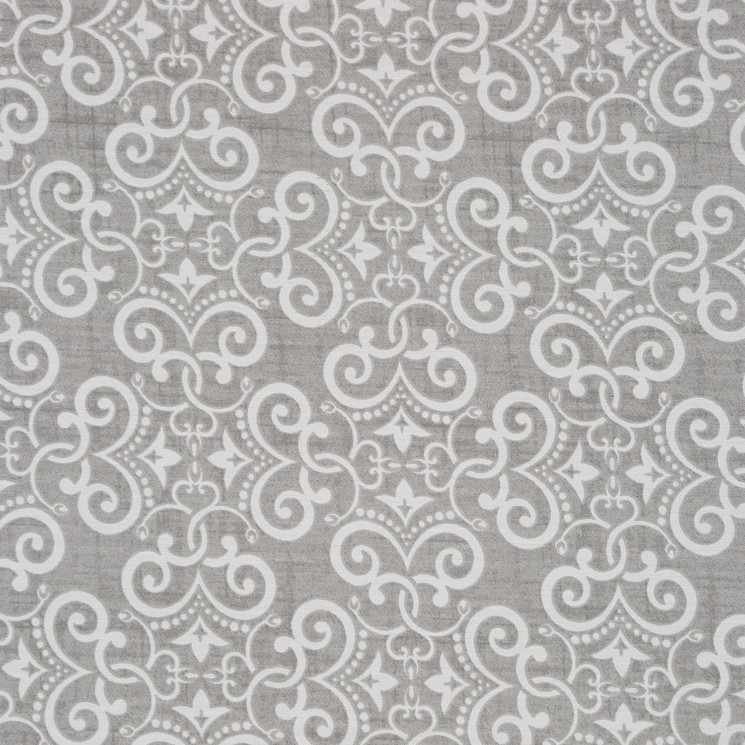 Premium 6 Pcs Pure Cotton Quilted Diwan Set – Grey Motif Design