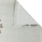 Premium 6 Pcs Pure Cotton Quilted Diwan Set – Grey Floral Design