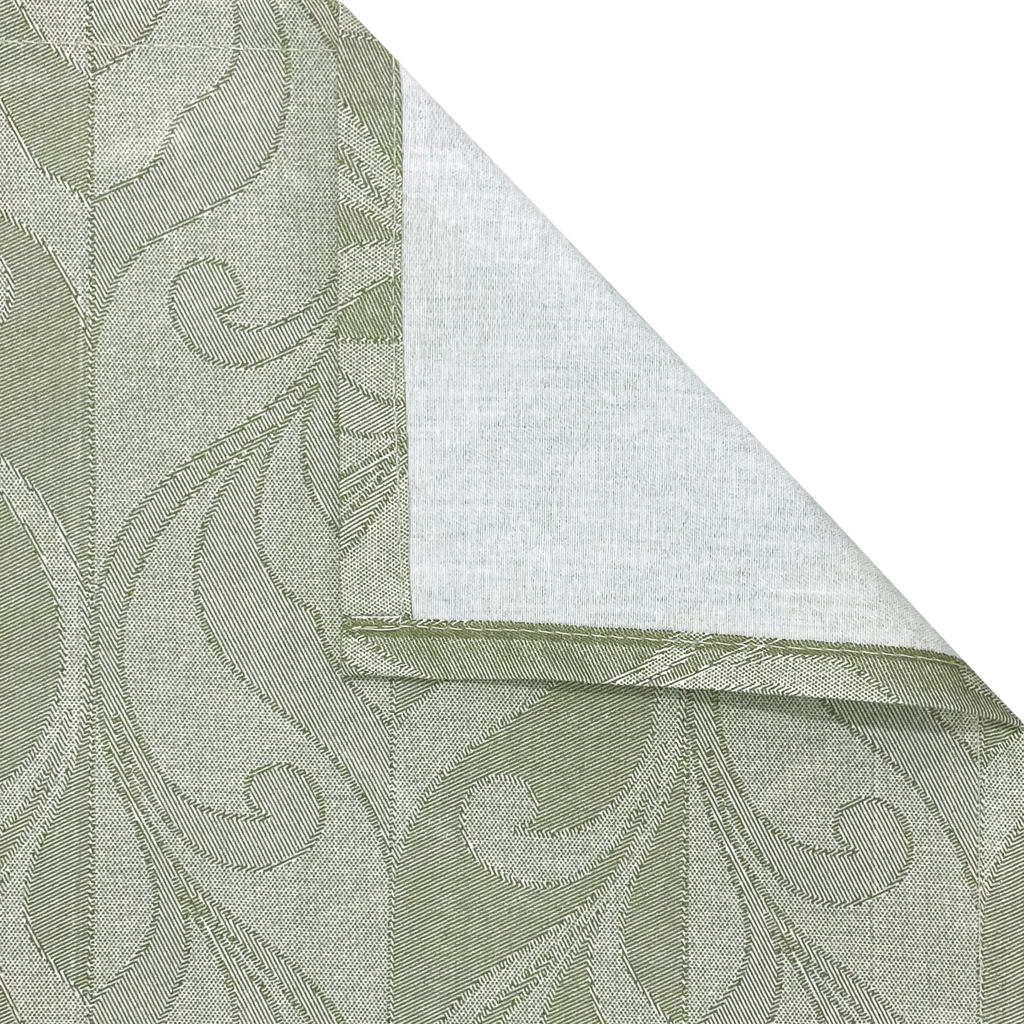 Swayam Leaf Trail Printed Cotton Diwan Set - Soft Green