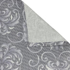 Premium 6 Pcs Quilted Diwan Set – Purple Abstract Design