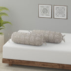 Premium 6 Pcs Quilted Diwan Set with 100% Cotton Fabric – Classic Grey abstract