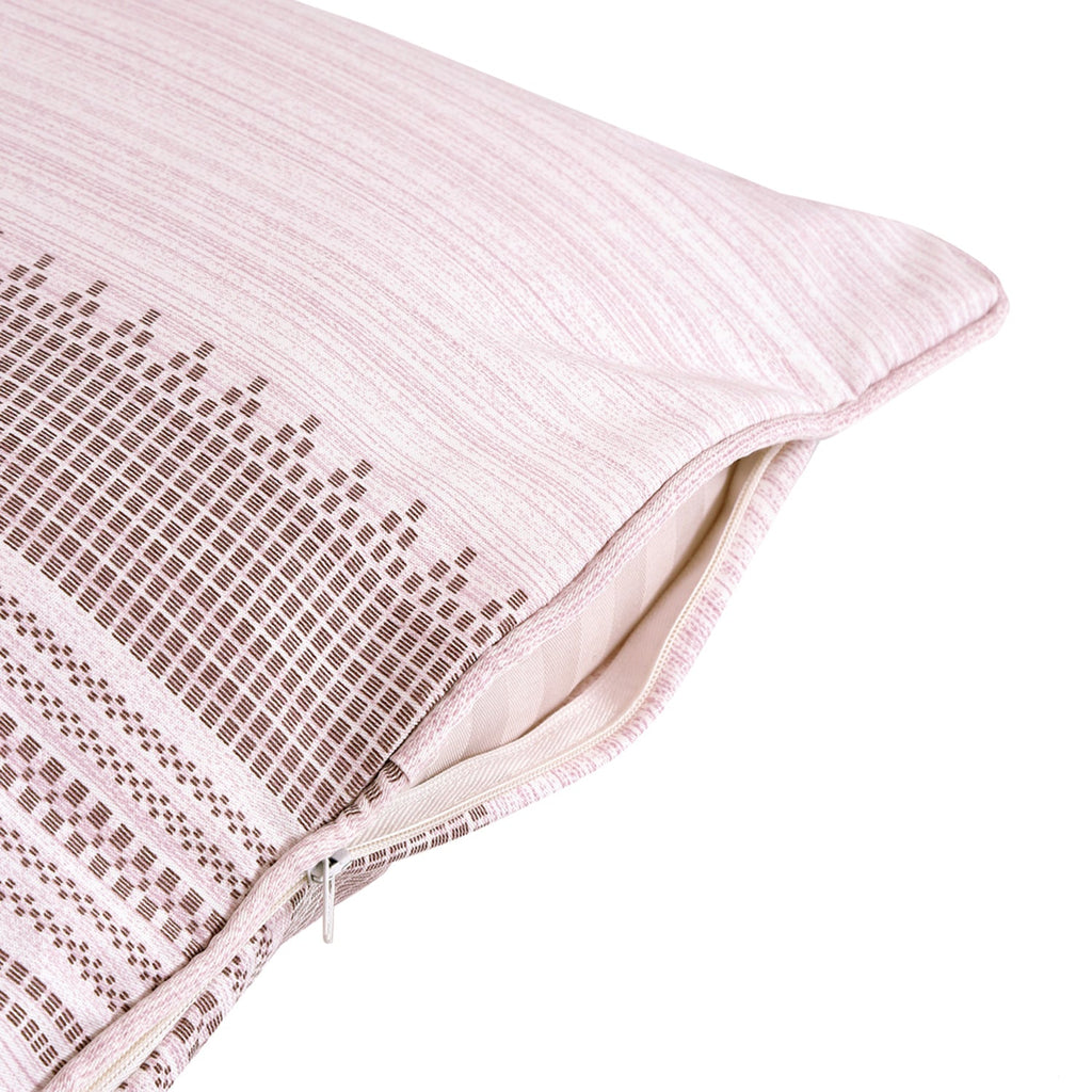 Swayam Striped Printed Cotton Diwan Set - Soft Blush Pink