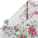 Swayam Floral Printed Cotton Diwan Set - Multicolor on White