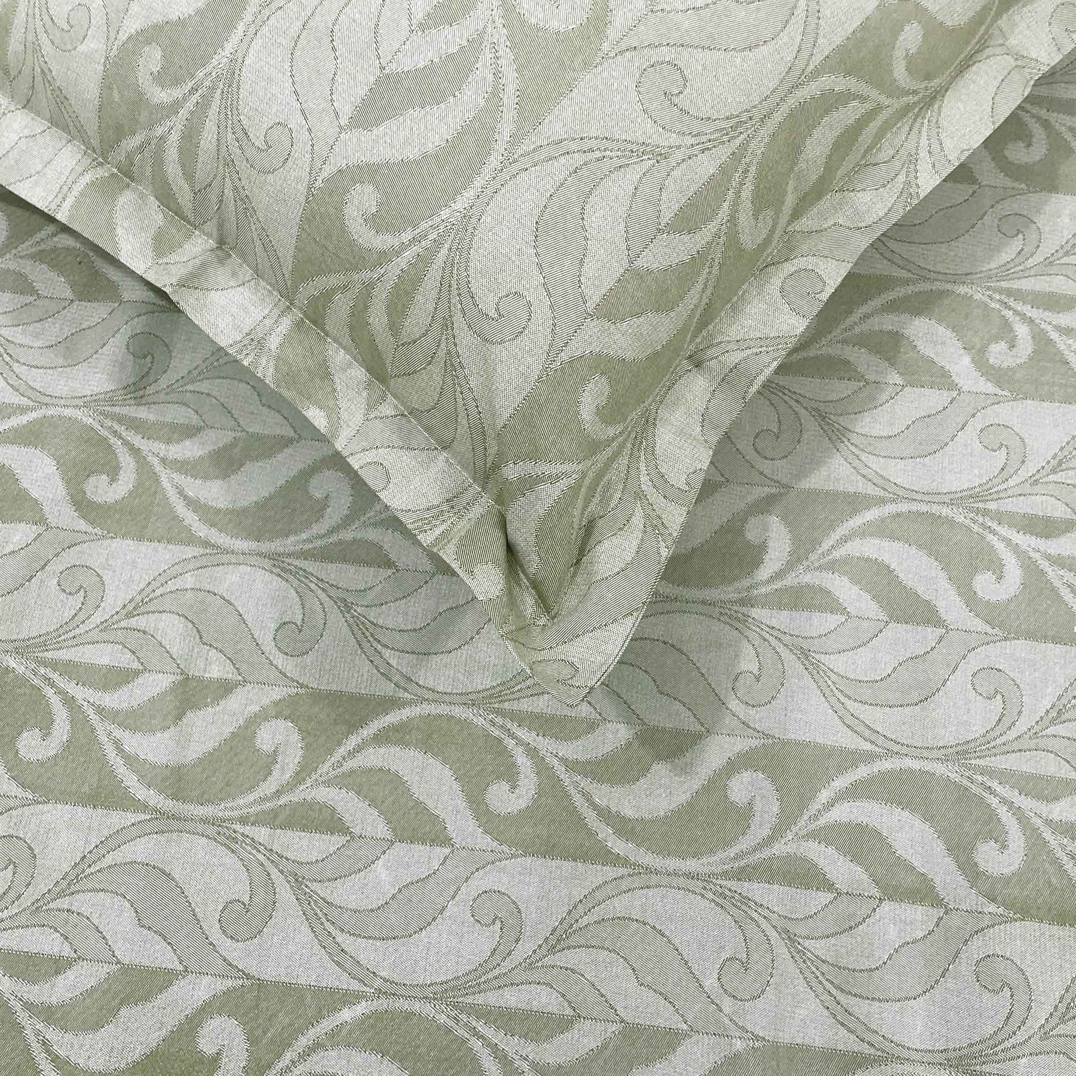 Olive Fern - 210TC Cotton Super King Bedsheet (108x108 Inches)