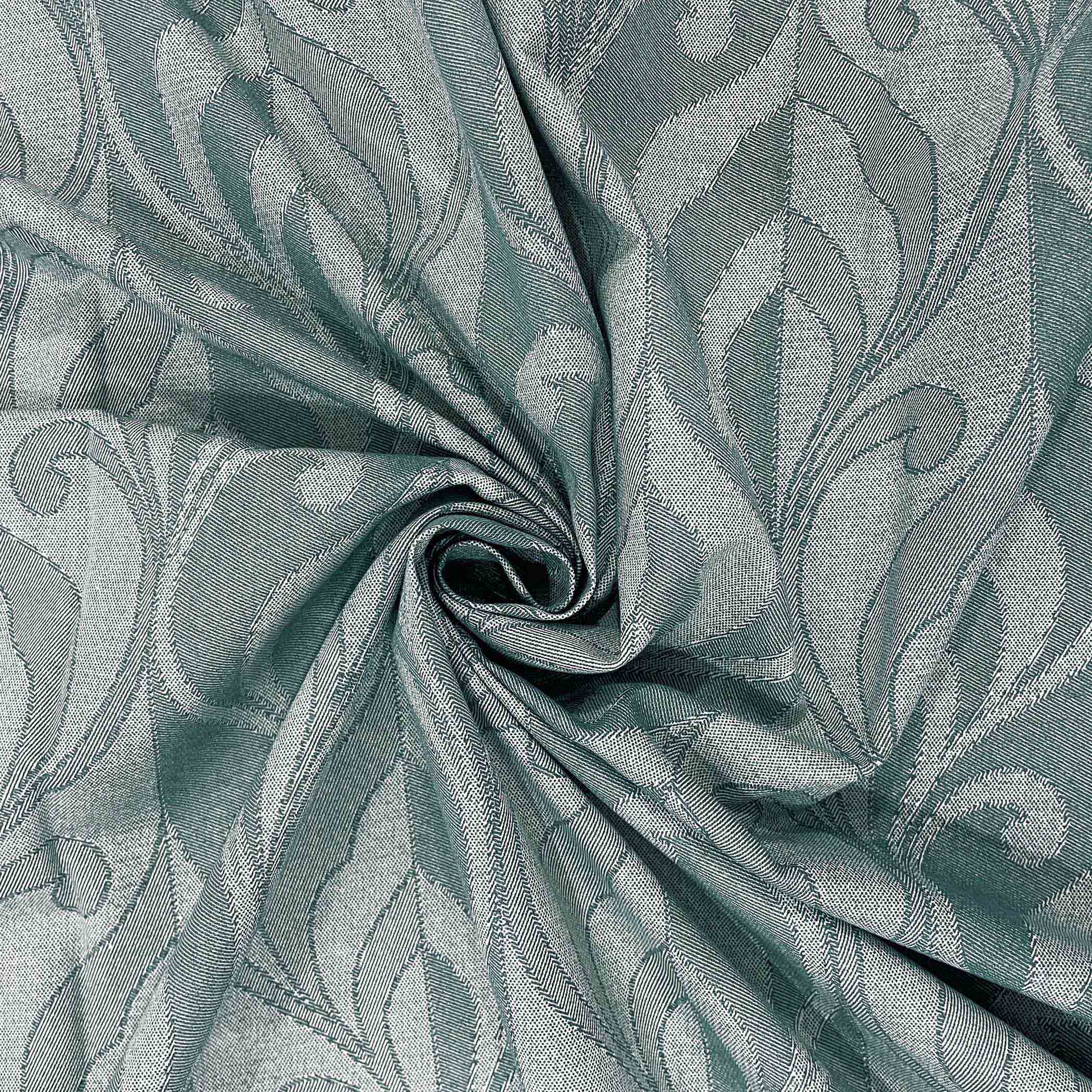 Heather Fern - 210TC Blue Cotton Super King Bedsheet (108x108 Inches)