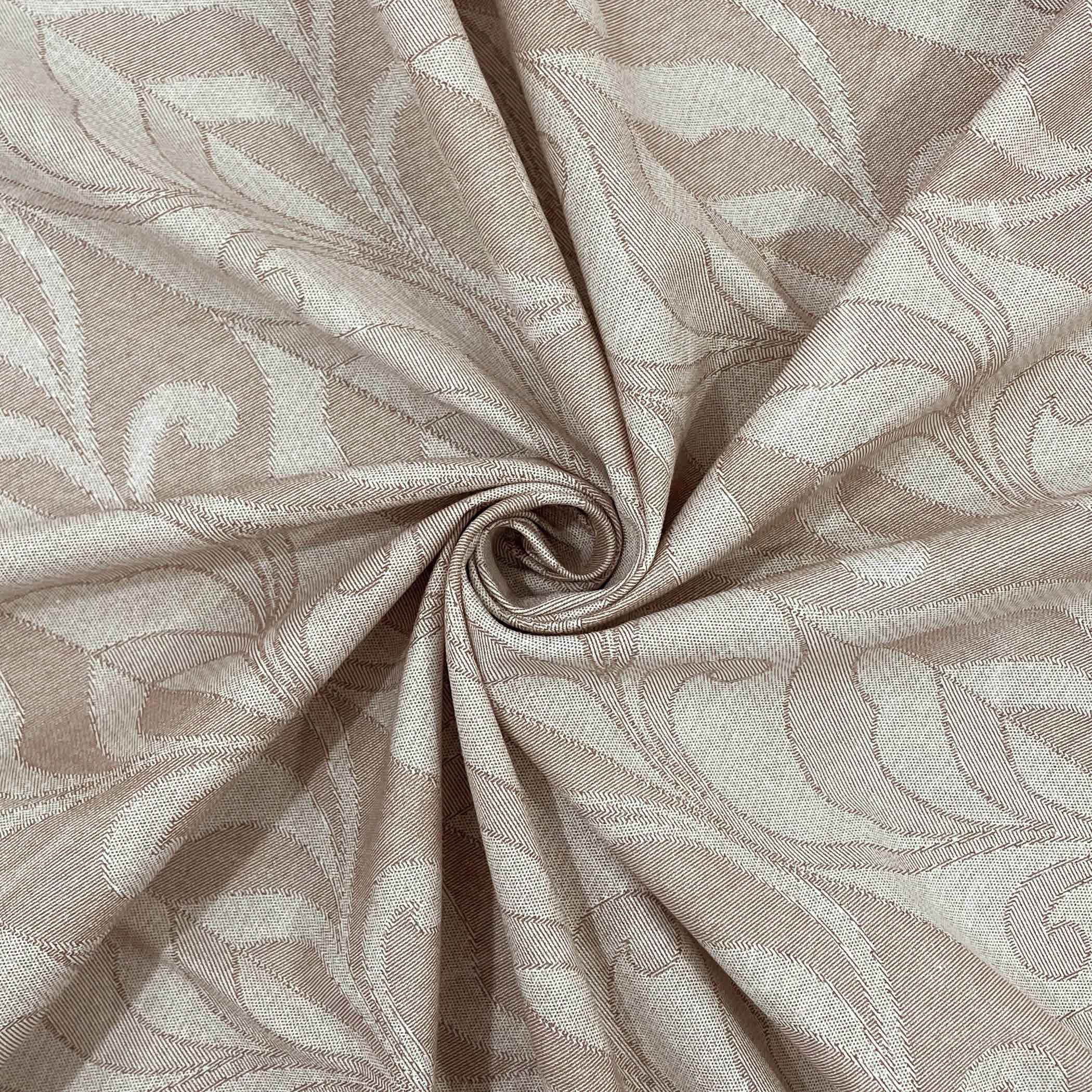 Peach Fern - 210TC Pure Cotton Super King Bedsheet (108x108 Inches)