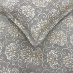 Brown Swirl - 210TC Pure Cotton Super King Bedsheet (108x108 Inches)