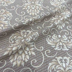 Brown Swirl - 210TC Pure Cotton Queen Fitted Bedsheet (60x73x10 Inches)