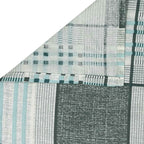 Grey Grid - 210TC Pure Cotton Queen Fitted Bedsheet (60x73x10 Inches)