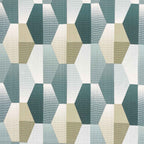 Teal Hex - 210TC Pure Cotton Queen Fitted Bedsheet (60x73x10 Inches)