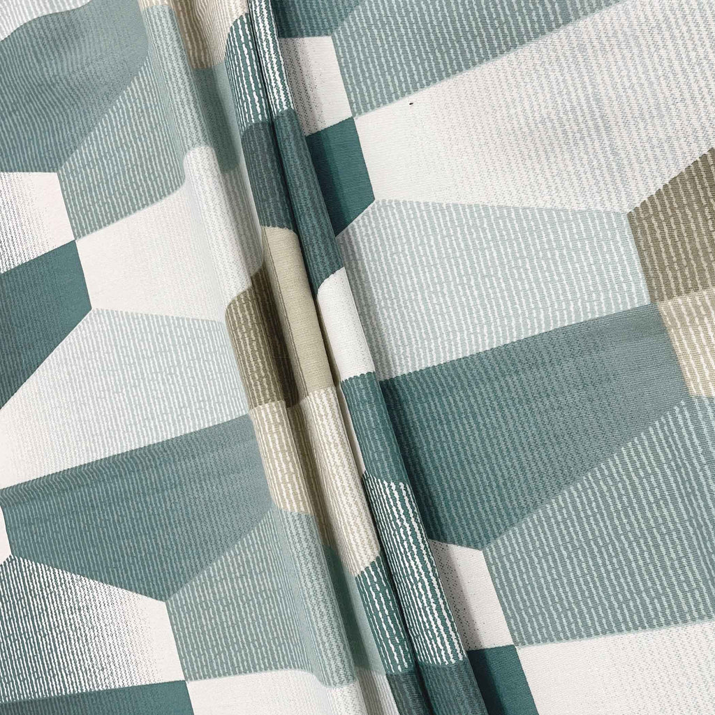 Teal Hex - 210TC Pure Cotton Queen Fitted Bedsheet (60x73x10 Inches)