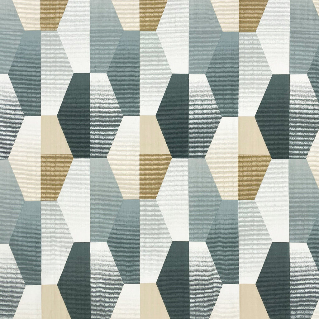 Grey Hex - 210TC Pure Cotton Super King Bedsheet (108x108 Inches)