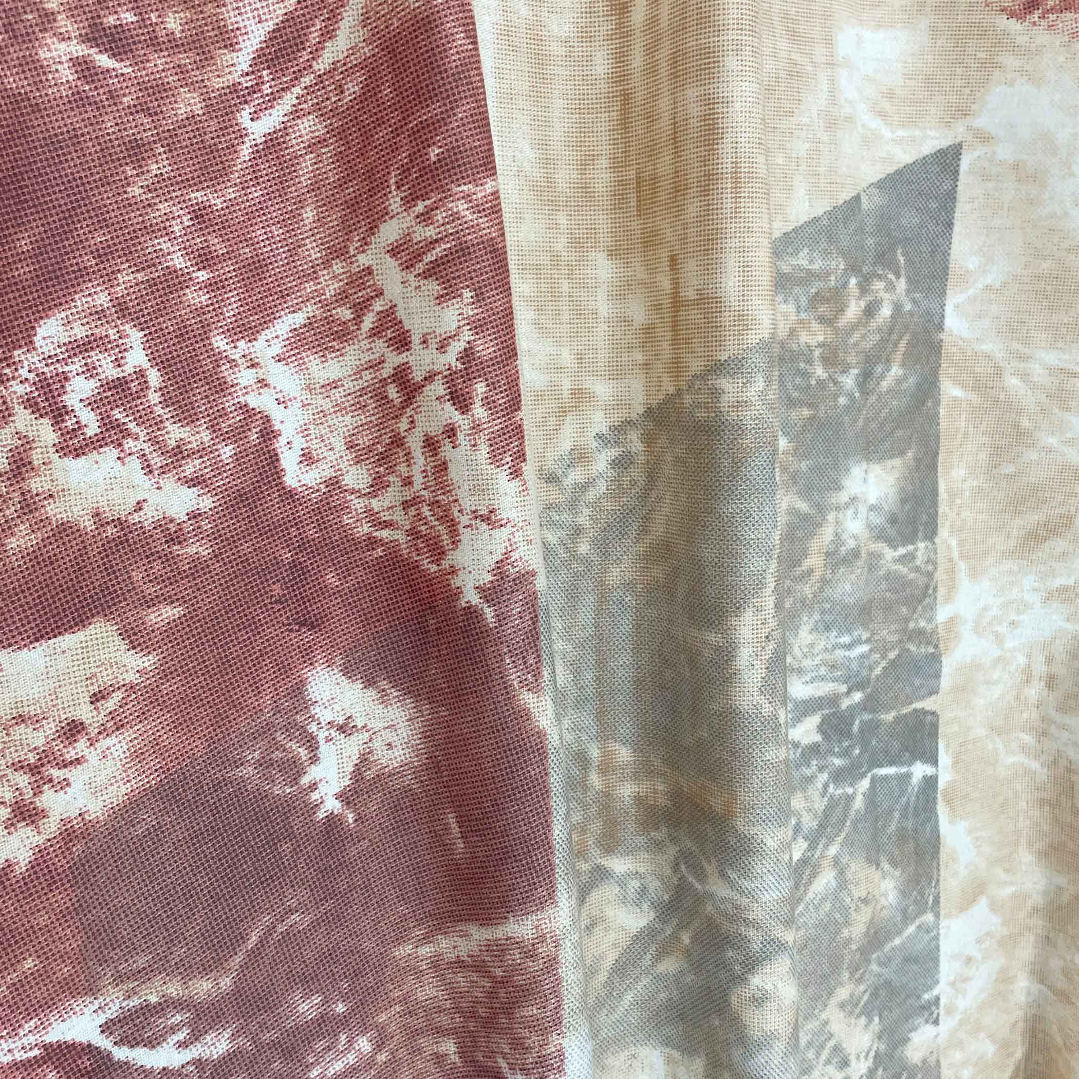 Rose Matrix - 210TC Pure Cotton Super King Bedsheet (108x108 Inches)