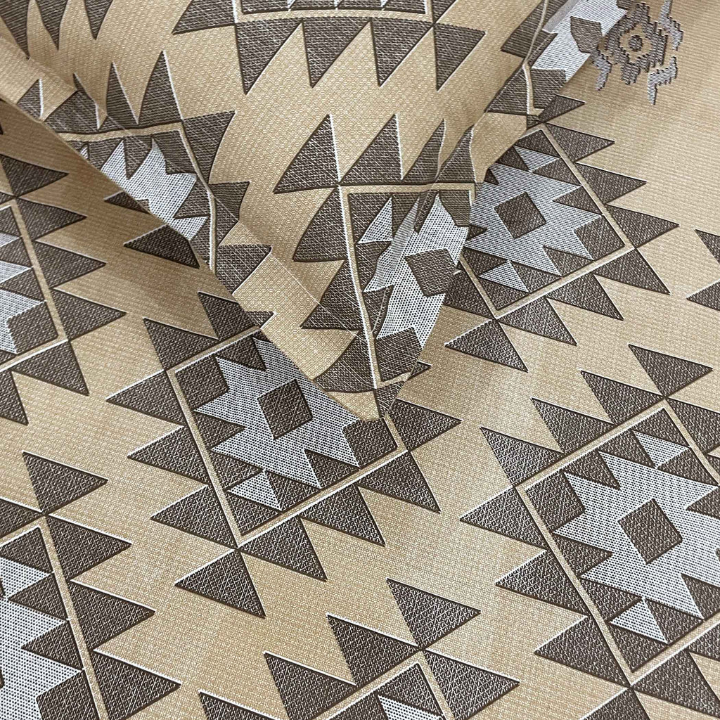 Beige Dunes - 210TC Pure Cotton Queen Fitted Bedsheet (60x73x10 Inches)