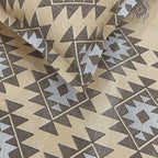 Beige Dunes - 210TC Pure Cotton Queen Fitted Bedsheet (60x73x10 Inches)