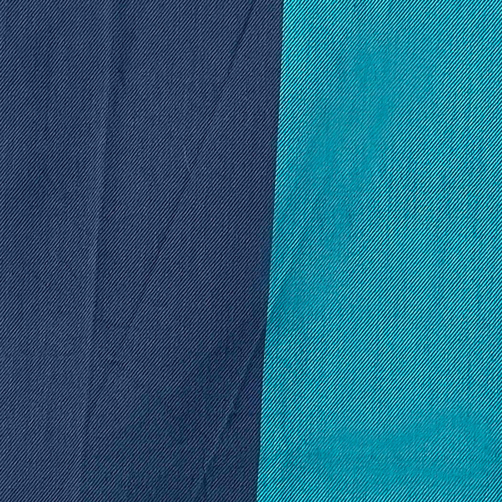 Coastal Current - Yarn-Dyed Turquoise Stripe Super King Bedsheet (108x108 Inches)