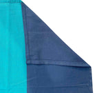 Coastal Current - Yarn-Dyed Turquoise Stripe Super King Bedsheet (108x108 Inches)